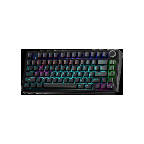 Клавіатура Aula F75 keycap KRGD Blue USB UA Black (6948391202846) | Зображення 1
