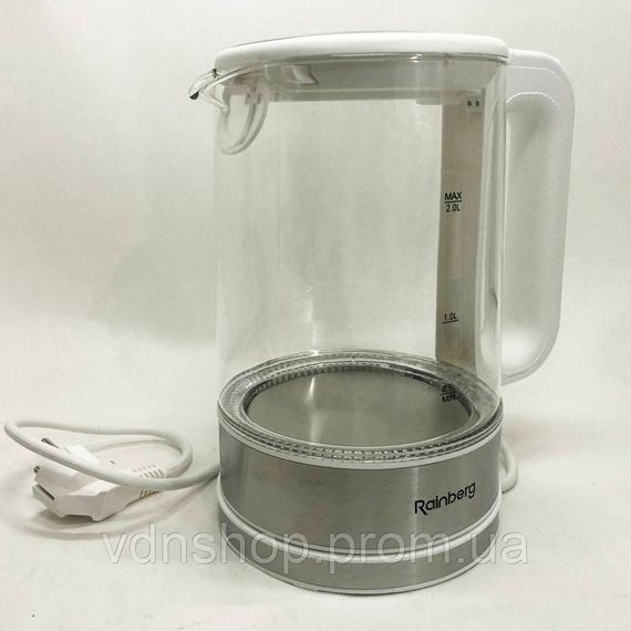 Чайник электрический домашний Rainberg, Электрический чайник бесшумный, Электрочайник удобный IJ-47