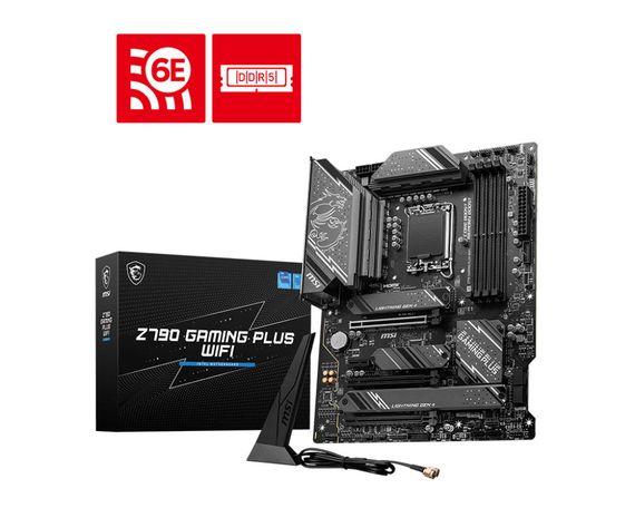 Материнcька плата MSI Z790 GAMING PLUS WIFI s1700 Z790 4xDDR5 HDMI DP WiFi BT ATX 911-7E06-075 | Зображення 5