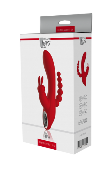 Вібромасажер потрійний Dream toys RED REVOLUTION HERA sexstyle | Зображення 2