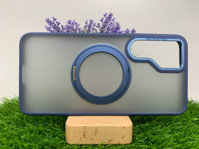 Чохол Samsung Galaxy S24 FE WLONS MagSafe Протиударний Синій