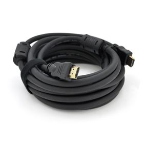 Кабель Ritar Premium PL-HD348 HDMI-HDMI Ultra HD 4K,1080P, 20.0m, v1,4, OD-8.0mm, з фільтром, круглий Black, коннектор Gold, Box, Q20