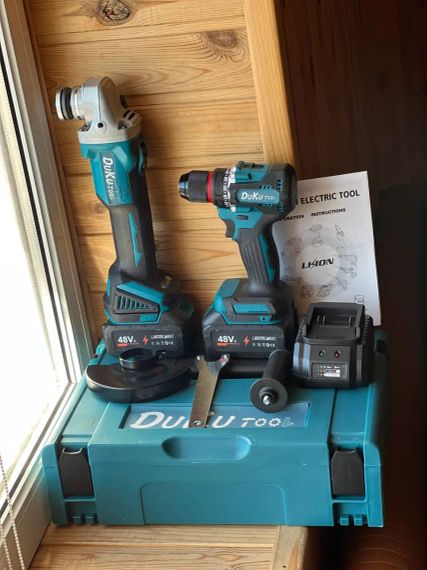 Безщітковий комплект 2 в 1 ударний шуруповерт DTW 488 та болгарка DGA506 PRO | Зображення 5