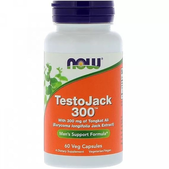 Тестостероновый комплекс NOW Foods Testo Jack 300 60 Veg Caps