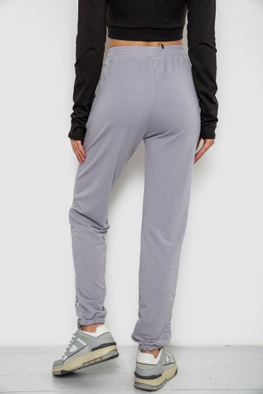 Спортивні штани жіночі 238R325, колір сірий, 238R57673 | Зображення 3