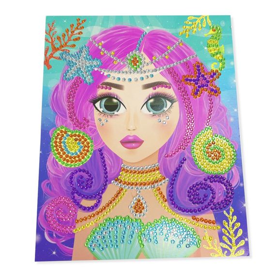 Набор для творчества бриллиантовая мозаика НТ-26 Морская Принцесса