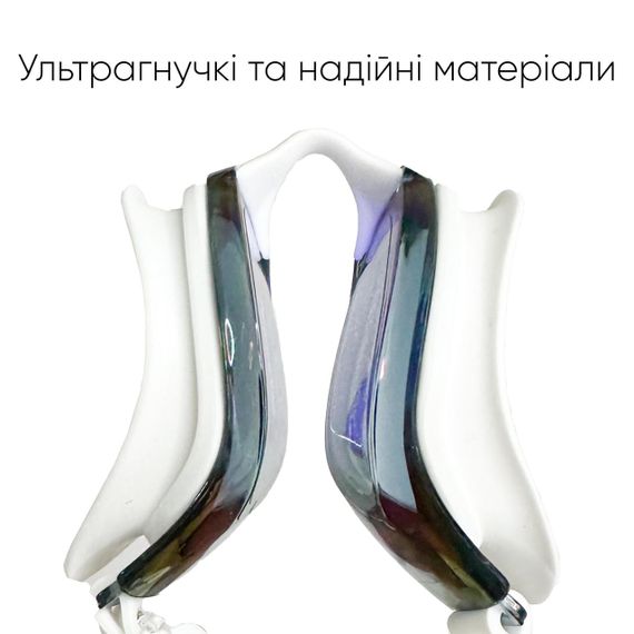 Очки для плавания Renvo Dande Уни Anti-fog Белый, Синий OSFM (2SG200-03) | Зображення 2