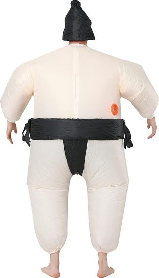 Костюм борця сумо надувний для дорослих, гумористичний образ для виступів, карнавалу, вечірок, Хелловіну 150–190 см | Зображення 5