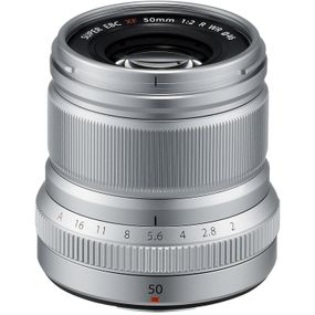 Объектив Fujifilm XF 50mm F2.0 R WR Silver (16536623)