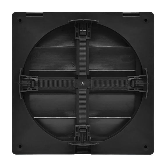 Вентиляційна решітка з регульованням АirRoxy KzZR 170х170 графітова (02-357) | Зображення 1