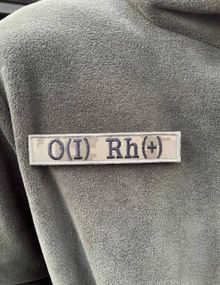 Нашивка група крові (O(I) Rh+) піксель