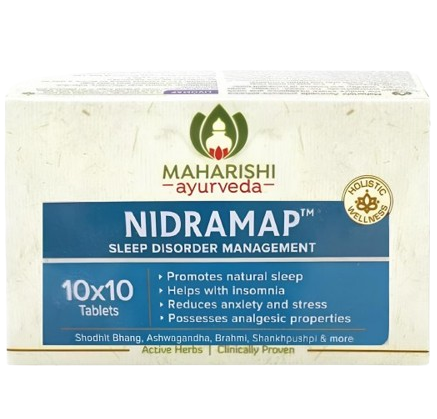Нідрамап Махаріші аюрведа, 10 пігулок, Nidramap Maharishi ayurveda | Зображення 1