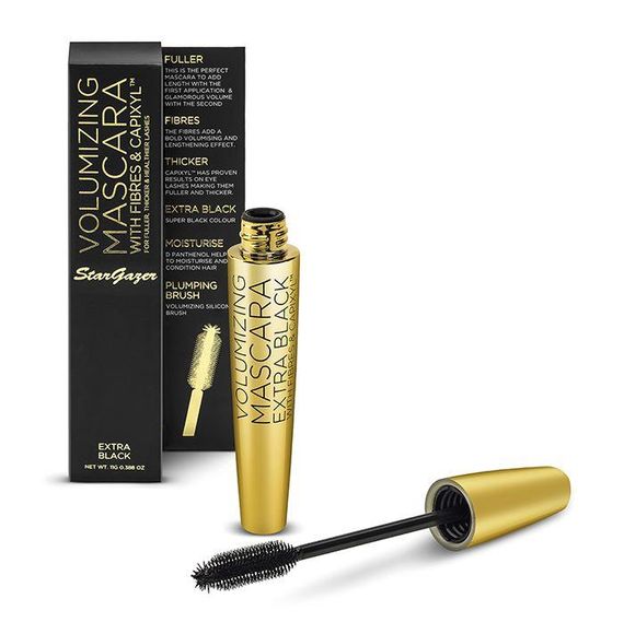 Объемная екстра-черная тушь для ресниц Stargazer Volumizing Extra Black Mascara