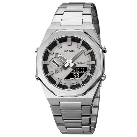Годинник S2kmei 1816SIBK Silver-Black
