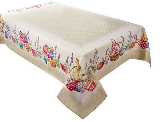 Гобеленовая скатерть Mimbre Rabbit 140х220 см