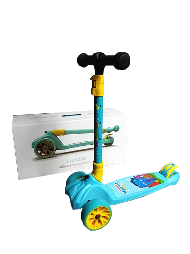 Дитячий триколісний самокат Scooter MAXI Monsters Engkid