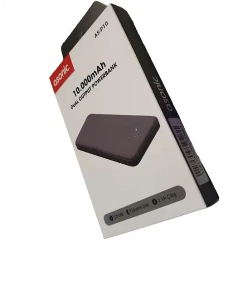 Павер банк, Power Bank 10000 mAh з індикатором заряду, Asonic P10 | Зображення 2