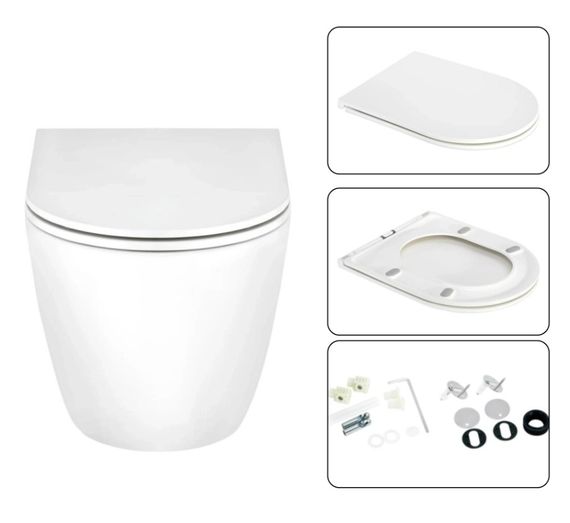 Набір Qtap Nest 4 в 1 підвісний унітаз Scorpio Ultra Quiet 520x365x365 + комплект інсталяції QT1433053EUQW45168 | Зображення 2