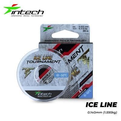 Леска рыболовная Intech Интеч Tournament Ice line 50m 0.14mm, 1.595kg