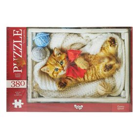 Классические пазлы "Funny kitten" C380-07-03, 380 элементов