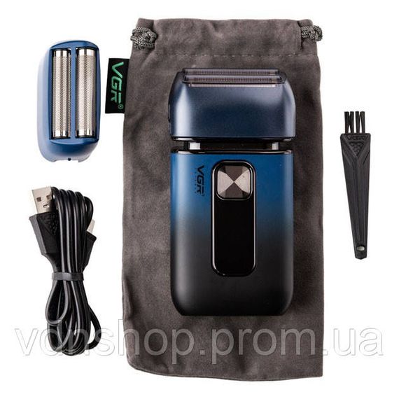 Бритва з акумуляторним зарядним пристроєм VGR V-362, Хороша бритва портативна Портативна ZS-28 | Зображення 4
