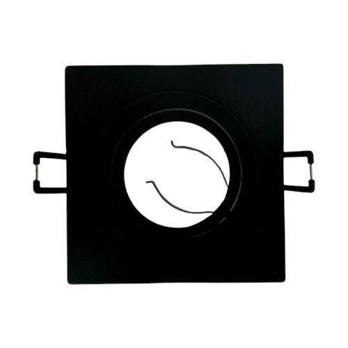 Світильник BIOM SP-04S-B-AL врізний для лампи MR16 квадратний чорний | Зображення 1