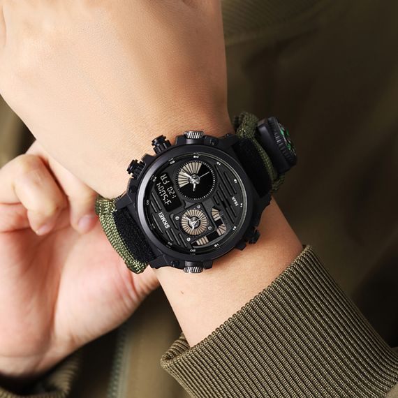 Електронний годинник Skmei 2202NAG Army Green | Зображення 3