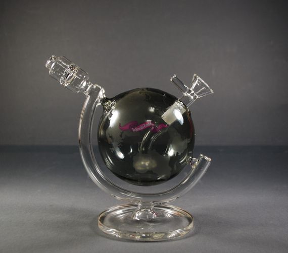 Стеклянная трубка Globe серая