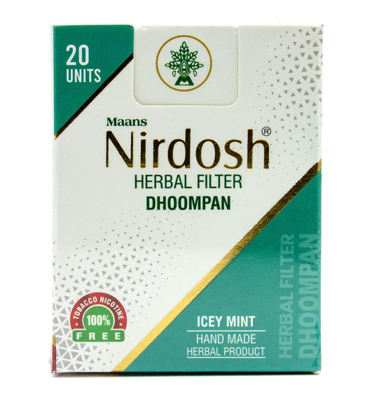 Трав'яний інгалятор 20шт зі смаком холодної м'яти