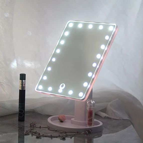 Дзеркало з LED підсвічуванням прямокутне 22 LED діода Large Led Mirror | Зображення 4