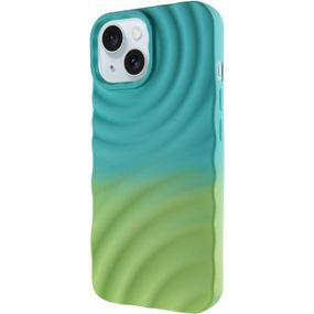 Чехол TPU ColorWave для Apple iPhone 15 (6.1")  Marine Green / Mint