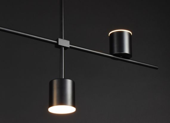 Люстра світлодіодна стельова LED світильник для квартири на стелю лед 27171 Чорний 42-72х12х122 см. | Зображення 7