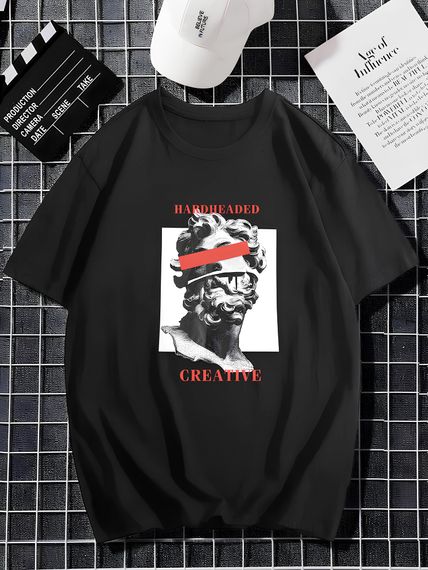 Футболка з ДТФ принтом (оверсайз)