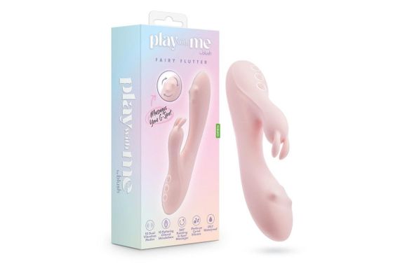 Вібратор-кролик Blush Play with Me для точки G та клітора, рожевий sexstyle