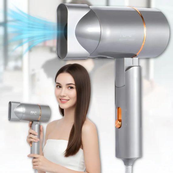 Складаний фен для волосся з двома температурними режимами RAF R.4556G 800W | Зображення 1