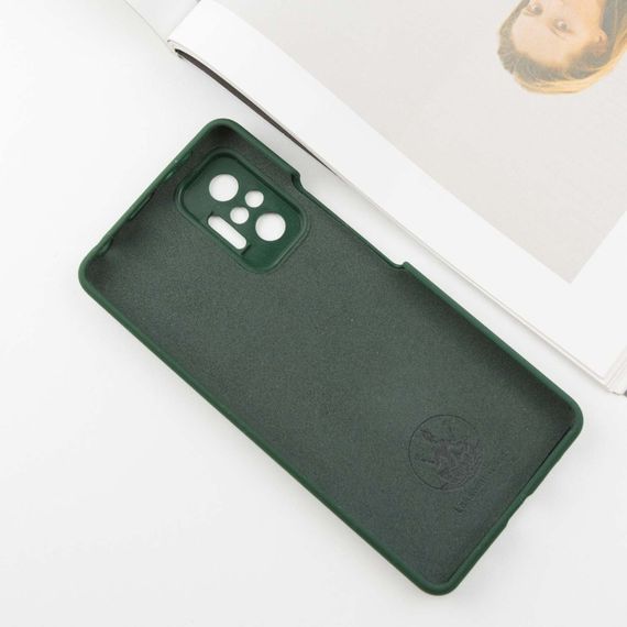 Чохол Silicone Cover Lakshmi Full Camera (AAA) для Xiaomi Redmi Note 10 Pro / 10 Pro Max Зелений / Cyprus Green | Зображення 2