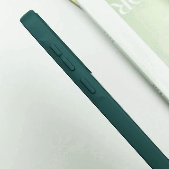 Чохол Silicone Cover Lakshmi (AA) with Magnetic Fit для Google Pixel 9 / 9 Pro Зелений / Dark green | Зображення 3