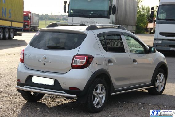 Задня дуга AK002 (нерж) для Dacia Sandero 2013-2020 рр | Зображення 7