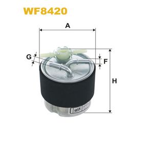 Фильтр топливный Wixfiltron WF8420