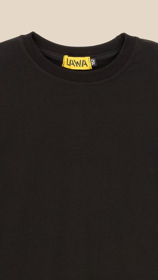 Футболка однотонна для хлопчика LAWA BBC02307 152 см Чорний shop (2000999186141) | Зображення 1