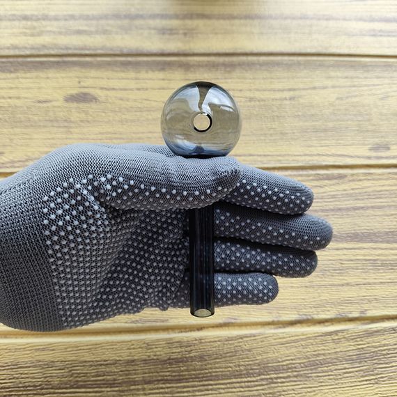 Стеклянная трубка Globe Oil Grey | Зображення 2