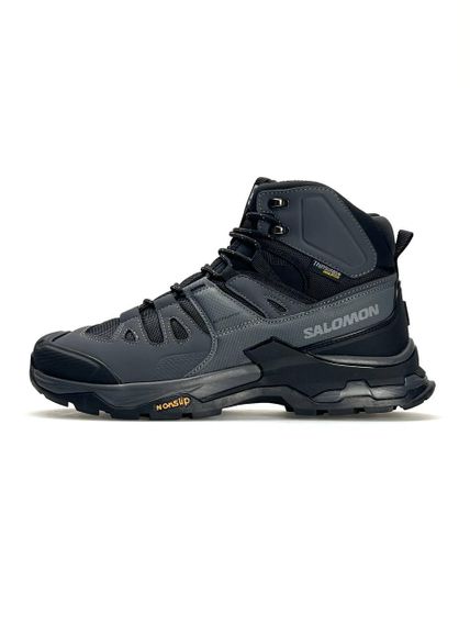 Мужские зимние кроссовки  Salomon Quest 4 GTX Grey Black  Fur , Вьетнам 46 29- 29.5 см