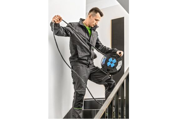 Куртка робоча Hoegert LEMBERG HT5K800-1-2XL 65% поліестер, 35% бавовна темно-сіра, 2XL (56) | Зображення 5