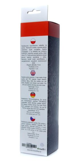 Насадка презерватив подовжує Boss Series - Perfect Sleeve Mulatto (extends 4 cm), BS6700097 sexstyle | Зображення 7