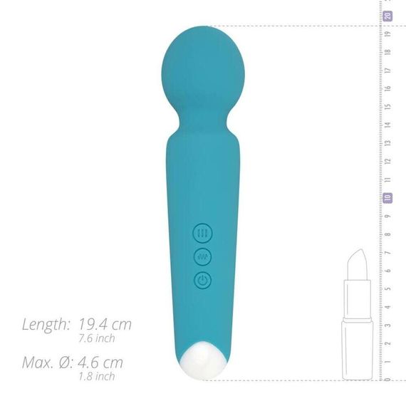 Вібромасажер для тіла та інтимних зон Maria I Cala Azul Wand Vibrator, 10 режимів, водостійкий, USB | Зображення 7