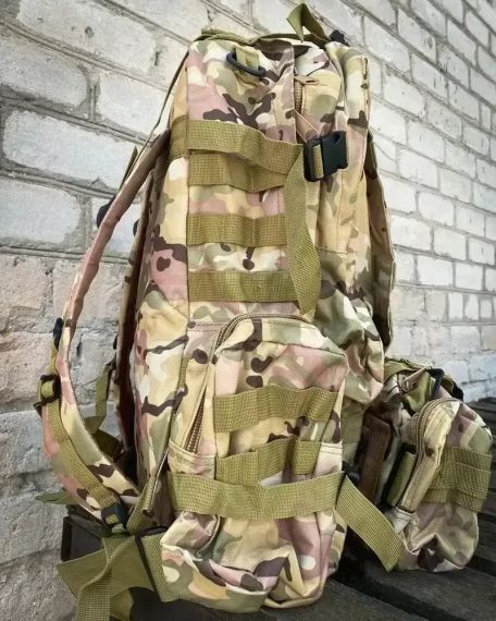 Рюкзак тактичний Нейлон мультикам, 50 л | Зображення 3