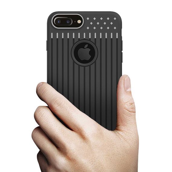 Чохол накладка Primo Shell TPU для Apple iPhone 7 Plus / iPhone 8 Plus - Black | Зображення 1