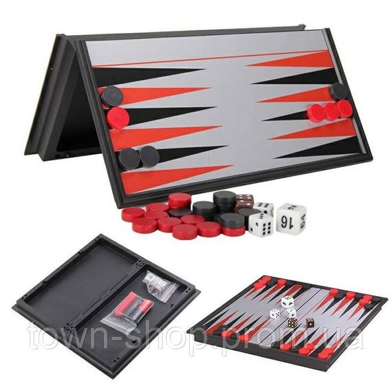 Нарды магнитные | Magnetic Folding Backgammon 3820UB (RL-KBK) | Зображення 1