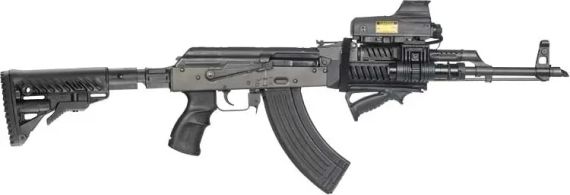 Адаптер приклада FAB Defense SBT-K для АК з компенсатором віддачі. Black | Зображення 1
