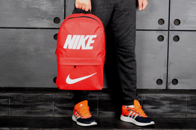 Рюкзак найк котон червоний